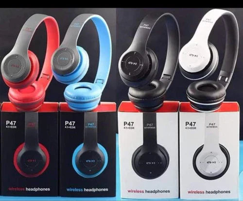 P47 Wireless Headphones Invincible Ultra Small Bluetooth headset For Gaming (random color)