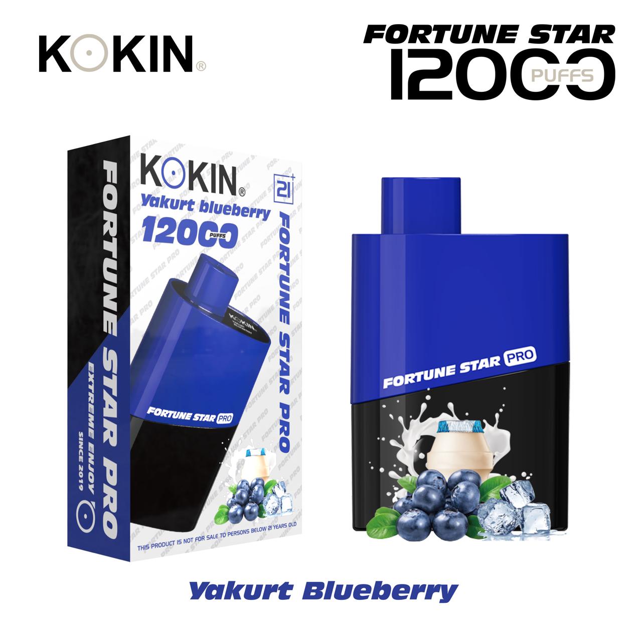 KOKIN Fortune Star Pro - 12000 Puffs - Compact & Long-Lasting