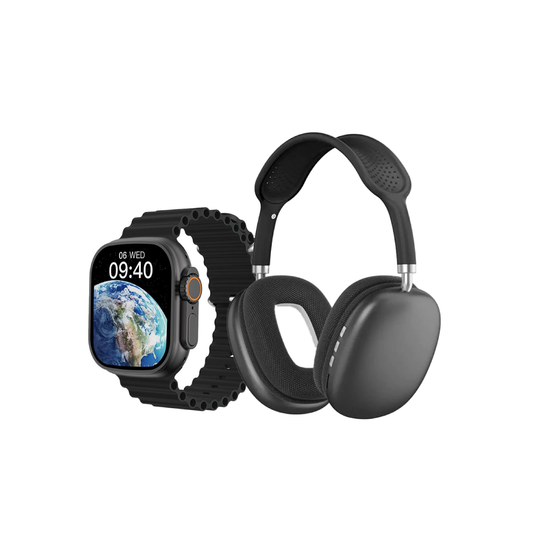 C9 Ultra 2 Smart Watch 7 Straps & P9 Headphones